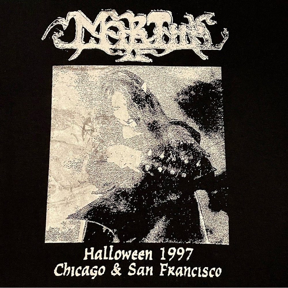 Mortiis Shirt Mesmerizes America Halloween 1997 Band T-shirt Large